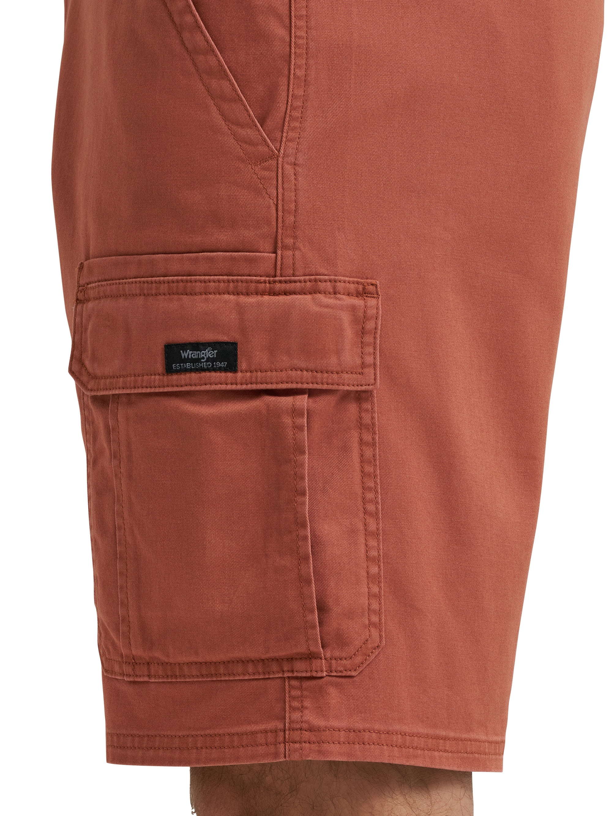 Wrangler Men's and Big Men's Stretch Cargo Shorts
