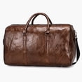 thumbnail image 2 of POINTERTECK Weekender Overnight Bag Waterproof Travel Duffel Bag Leather Carry On Bag Blue, 2 of 6