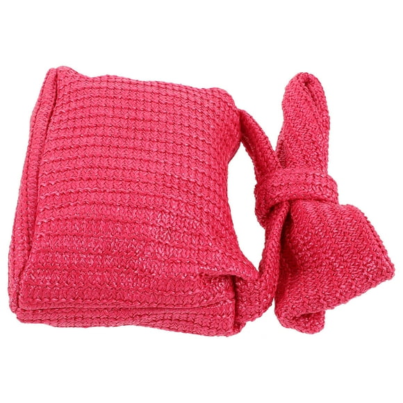Minkissy Elegant Rosy Bow Clutch Purse Lightweight Handbag for Wedding and Special Events