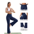 thumbnail image 5 of Rosvigor Womens Micro Flare Yoga Pants High Waisted Bootcut Leggings No Front Seam Buttery Soft Leggings for Workout Gym Casual, 5 of 8