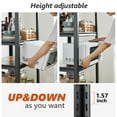 thumbnail image 3 of REIBII Grage Shelves Unit Adjustable 5 Tier Storage Shelves for Kitchen Pantry,Black, 3 of 8