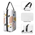 thumbnail image 3 of Goofa Geometric Spots Printed Toiletry Bag with Handle,Large Capacity Travel Makeup Cosmetic Bag for Women, Carry on Airport Airline Compliant Bag, 3 of 9