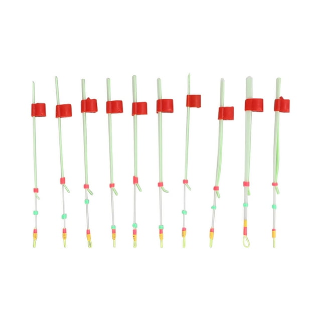 Extrémité de Canne de Pêche sur Glace, 10 Pcs Mini Canne de Pêche sur Glace Extrémité de Canne de Pêche sur Glace avant Axée sur la Performance