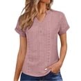 thumbnail image 2 of Womens Summer Tops Fashion Clothes Casual Short Sleeve T Shirts Tops, 2 of 6