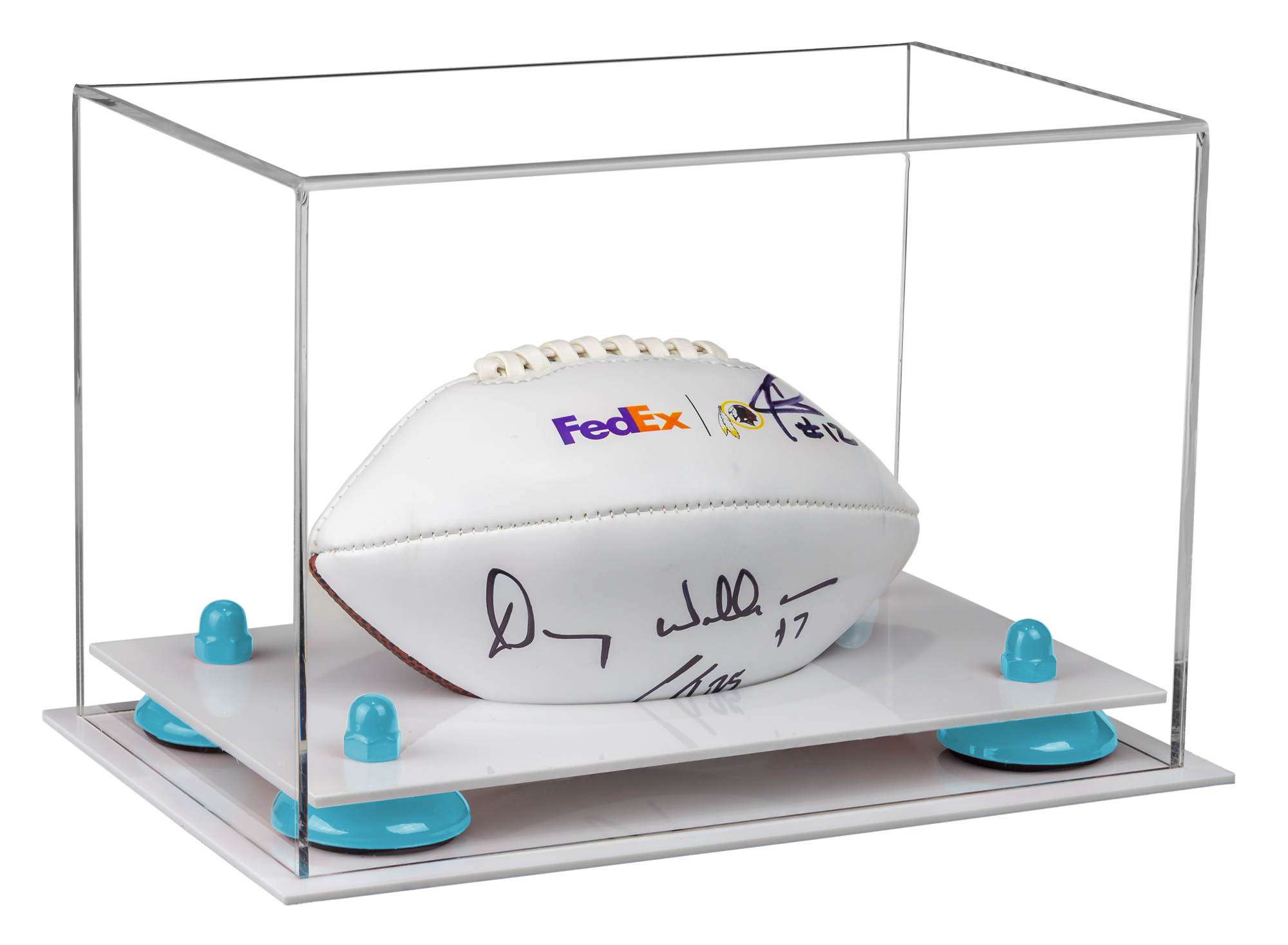 Clear Acrylic Mini Miniature (not Full Size) Football Display Case