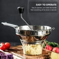 thumbnail image 7 of Walmart Clearance! Stainless Steel Ergonomic Food Mill with 3 Grinding Discs, Compralo Rotary Food Mill For Tomato Apple Sauce, Puree, Mashed Potatoes, Jams, Dishwasher Safe Tomatoes Kitchen Tools, 7 of 7