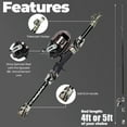 thumbnail image 3 of DaddyGoFish Kids Fishing Pole - Rod Reel Combo Tackle Box Starter Set - First Year Small Gear Kit for Boys Girls Toddler Youth Age Beginner Little Children (Essential Set, Black, 5ft), 3 of 6