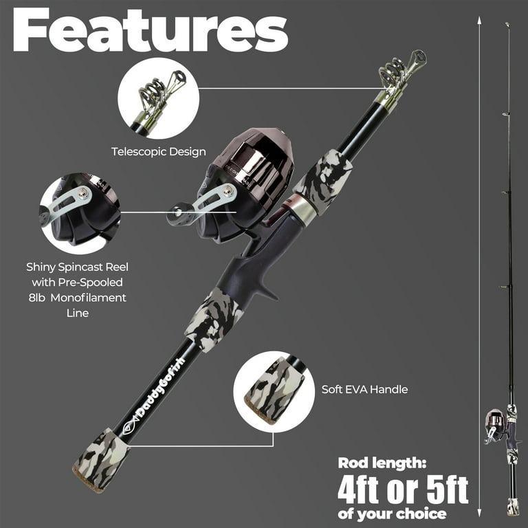 best telescopic fly fishing rod Premium Telescopic Fly Fishing Rod  Compact, Durable & Designed for  Deep  Blue Fishing Supplies