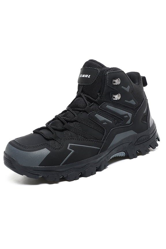 Women's Hiking Boots Outdoor Trekking Backpacking Mountaineering Non-Slip Lightweight Boots,Black