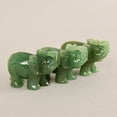 thumbnail image 6 of Yesbay 3.8cm Hand Carved Artificial Green Aventurine Jade Stone Elephant Statue Decor,Elephant Statue, 6 of 7