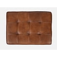 thumbnail image 4 of Global Archive Genuine Leather Ottoman, 4 of 8