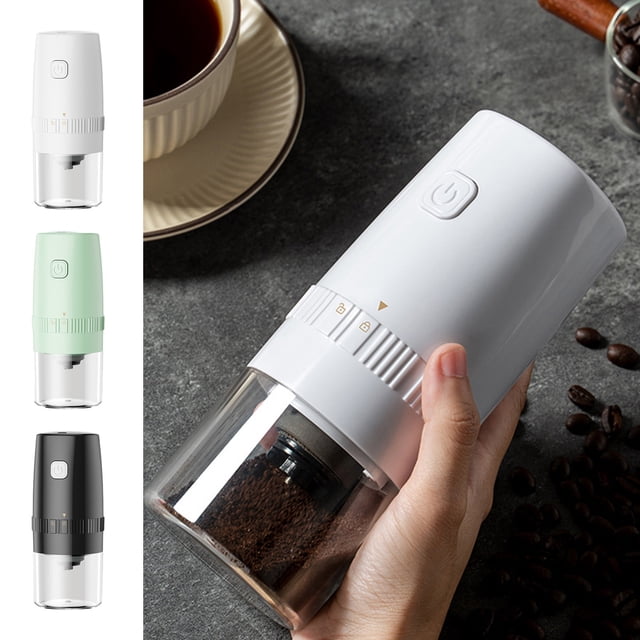 Iumwxz Smart Home Appliances Easy to Carry Coffee Grinder Wireless Rechargeable Coffee Machine Coffee Grinder Suitable for Home Kitchen Coffee Grinder Black Plastic Rollbacks on Essentials