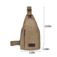 thumbnail image 3 of mtvxesu Over the Shoulder Bags for Women, Canvas Sling Bag Small Crossbody Backpack Hiking Daypack Rucksack for Men Women Outdoor Cycling Travel Travel Tote Bags Work Limited Time Offer, 3 of 8