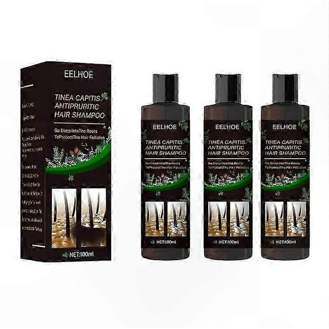 Anti-Dandruff Shampoo for Itch Relief, 100ml, Removes Mites, Multiple Quantities Available