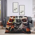 thumbnail image 2 of Terrifier Air Conditioning Blanket Lightweight Thermal Bed Quilt Ultra Cozy Throw Blanket Tapestry For Bedding Sofa And Travel 66" X 90", 2 of 7