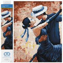 Diamond Dotz Tango Passion Diamond Painting Kits for Adults - Diamond Art Kits a Relaxing Creative Craft Kit with Dotz Gems 16x16