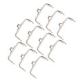 thumbnail image 3 of Lot de 10 fermoirs carrés en métal de 8,5 cm pour la fabrication de sacs à main, fournitures de bricolage, 3 of 3