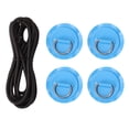 thumbnail image 1 of Kit Cuerda 2 5 M Parche Almohadilla Anillo en D Acero Inoxidable para Tabla Paddle (azul), 1 of 9