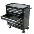 thumbnail image 6 of Rolling Tool Chest with Wheels and 7-Drawer, Detachable Tool Cabinet with Lock for Garage, Locking Mechanic Tool Cart Rolling Tool Box for Warehouse, Workshop, Repair Shop, Black, 6 of 9