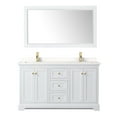 thumbnail image 3 of Wyndham Collection Wcv232360d-Qtz-Unsm58 Avery 60" Free Standing Double Basin Vanity Set -, 3 of 7