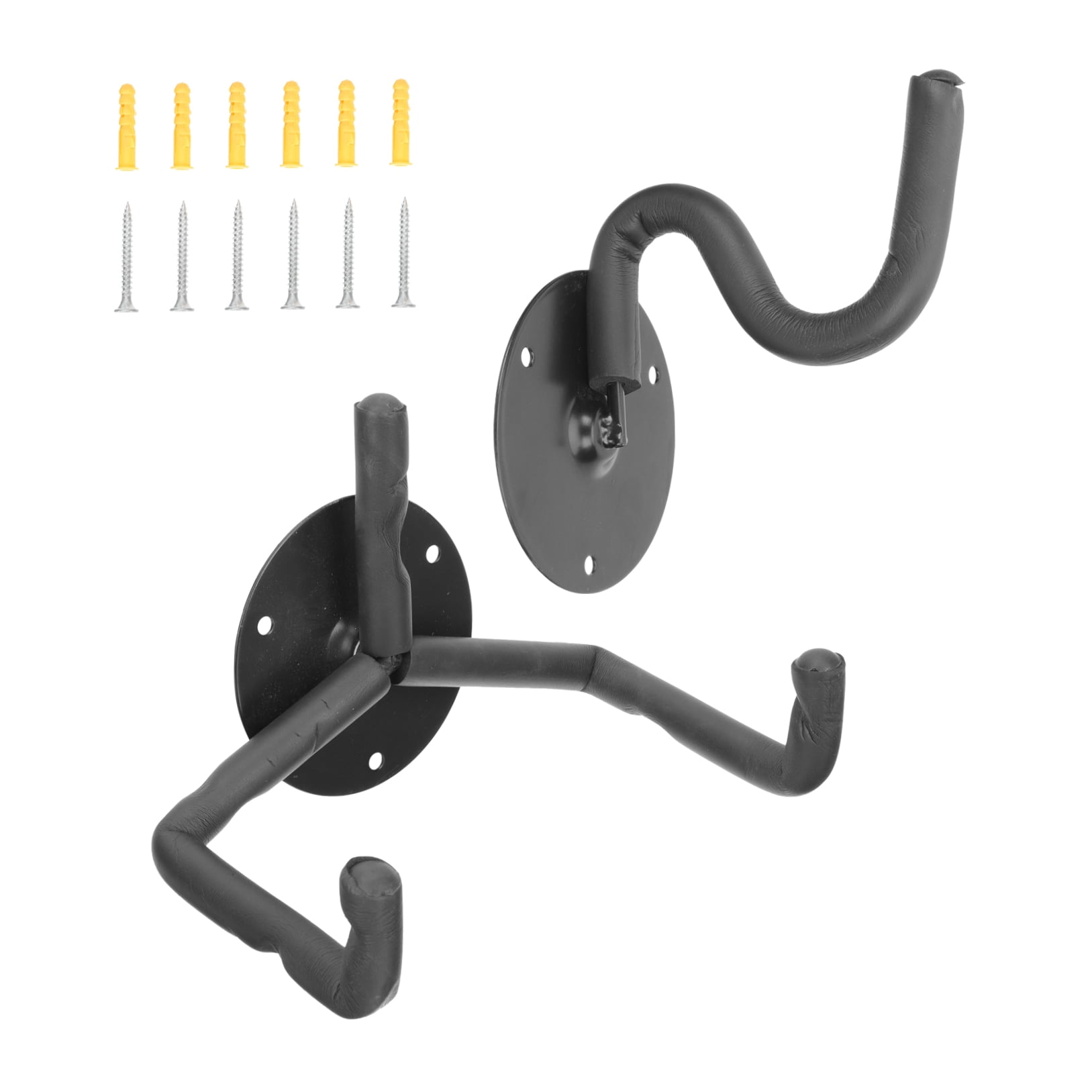 Mobutofu Wall Guitar Hanger Metal Ukulele Holder for Musicians, Display Stand 8.3x6.3in, and Secure