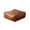 Orange, variant on Small Foot Stool, Lazy Sofa with Footstool, Stable Small Footstool for Living Room, Grey 17.7x17.7x5.9in