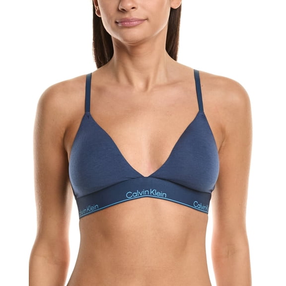 Calvin Klein womens Lightly Lined Triangle Bra, l