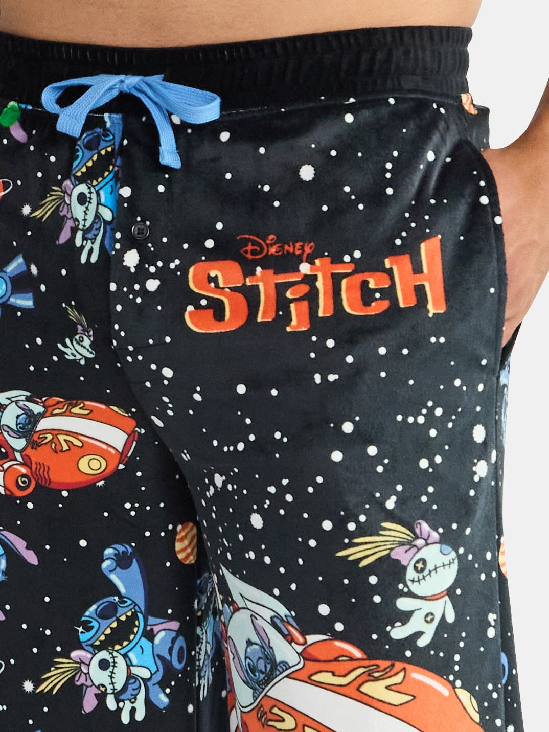 Lilo and Stitch Men's and Big Men's Split Leg Graphic Pants, Sizes S-2XL