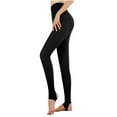 thumbnail image 2 of Mother Day Gifts AXXD Womens Leggings Leggings Thermal Pantyhose Tights High Elastic Opaque Tights Spring Warm Pants, 2 of 5