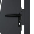 thumbnail image 6 of vidaXL Garden Gate Anthracite 39.4x29.5" Steel Grass Design, 6 of 6