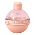 thumbnail image 1 of Molde de bola de hielo de fácil liberación, libre de tóxicos, inodoro, forma de bombilla, molde redondo de silicona para cubitos de hielo para bebidas de cóctel, color rosa, 1 of 12
