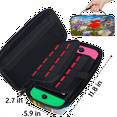 thumbnail image 3 of Herdesigns Carry Case Compatible for Nintendo Switch 2, Protective Travel Switch Carrying Case with 20 Game Card Slots for Switch Console & Accessories,Red Poppies, 3 of 8