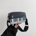thumbnail image 5 of Jiibva Piano Printed Bag Novelty Shoulder Bag Casual Women Handbag PU Leather Purse for Shopping Travel Camping and Daily Use, 5 of 7