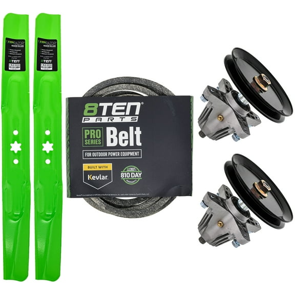 8TEN Blade Spindle Belt Kit for MTD Craftsman T140 T135 T150 46-inch 942-04290A MK1013900