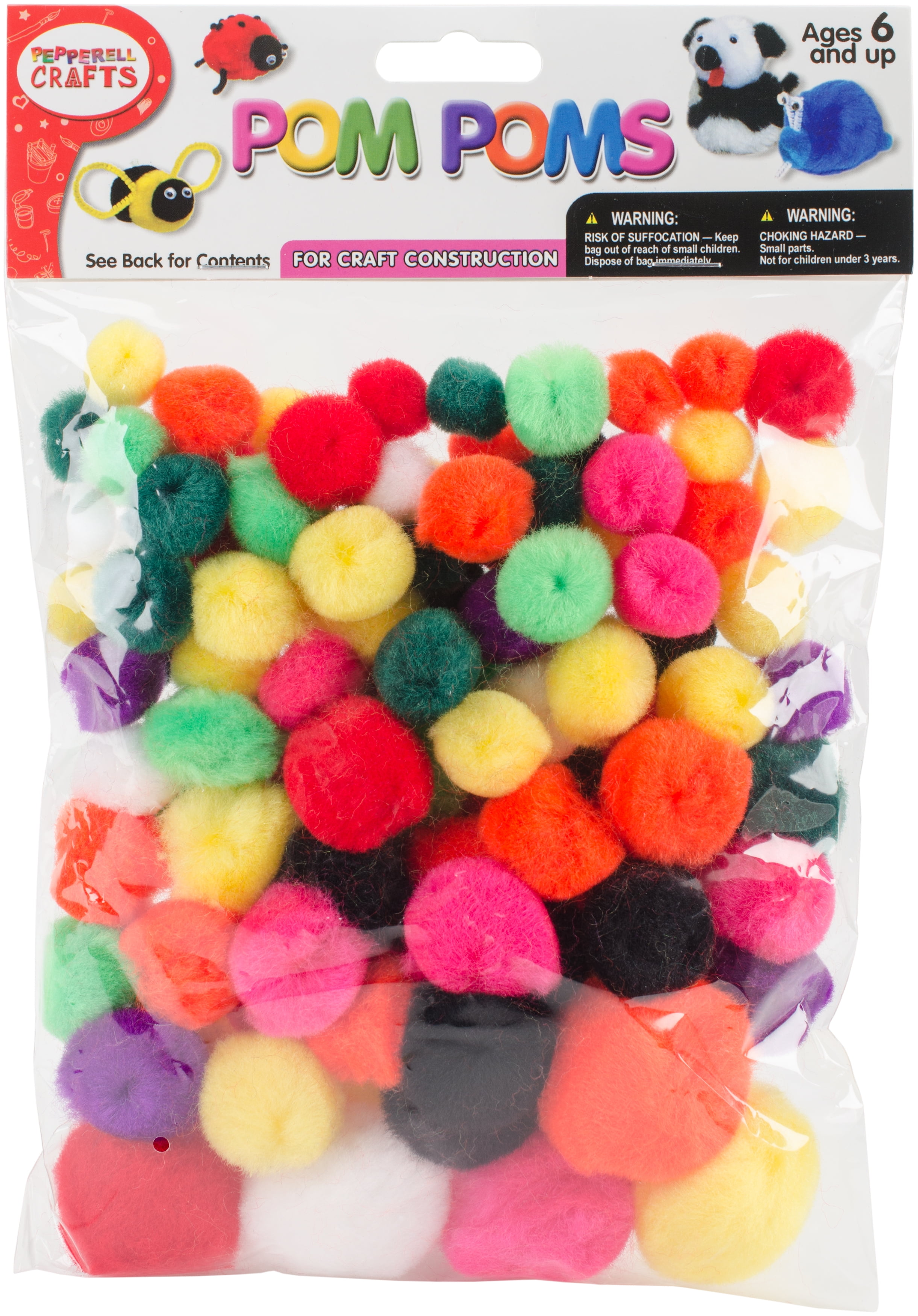 PomPoms Assorted 100/PkgStandard Walmart Canada