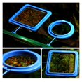 thumbnail image 2 of Food Feeding Ring Plastic Aquarium Fish Feeder Fish Food Feeding Square Shape / Round Food Raising Ring ,Easy to Use, 2 of 6