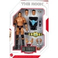 thumbnail image 3 of WWE Ultimate Edition The Rock Action Figure & Accessories Set, 6-inch Collectible, 30 Articulation Points, 3 of 7