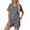 RQ1_Gray, variant on Meichang 2 Piece Outfits for Women Loose Fit Lounge Sets Short Sleeve V Neck T Shirts and Shorts Loungewear Sleepwear Solid Pajama Sets with Pockets