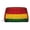 Gold, variant on Leather Makeup Brush Bag With Zipper Retro Reggae-Rastafarian Flag Portable Travel Cosmetic Organizer Case For Daily Work Essentials Silver