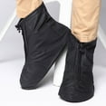 thumbnail image 3 of TIELUTT Couvre-Chaussures Unisexes Bottes de Pluie Réutilisables Tissus Imperméables Imperméable Femme Imperméable Long Chandail en Molleton Thermique de Randonnée Serviette, 3 of 7
