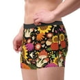 thumbnail image 2 of Uemuo Sunflowers Mushrooms Pattern Men's Boxer Briefs,Trunk Anti-Chafing,Comfortable, Durable, and Stylish Underwear-Small, 2 of 9