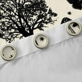 thumbnail image 4 of Homewish Country Botanical Tree Black Out Curtains,Gothic Skull Skeleton Curtains Pack of 2 (42x63 Each),Rustic Mushroom Butterflies Bedroom Curtains For Girl Boy,Breathable Home Decor, 4 of 6