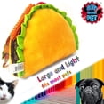 thumbnail image 2 of Juguete chirriante de Felpa Bow Wow Taco para Perro, 2 of 4