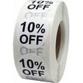 thumbnail image 4 of Hot Green 10%Off Circle Stickers | 0.75" Inch Round | 500 Pack, 4 of 12