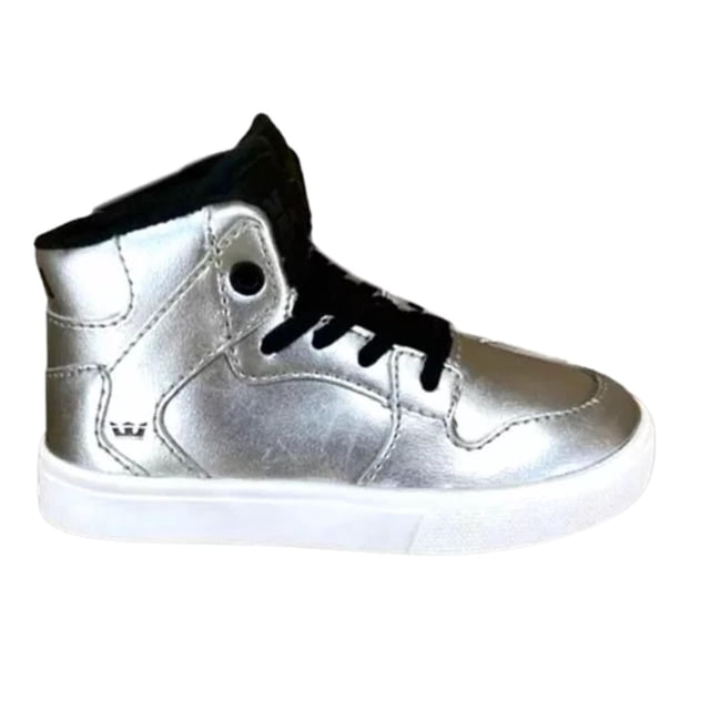 Tenis Supra Noiz Niño Casual Infantil plateado 15