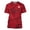 Wine, variant on 2026 Soccer Cup Retro Jersey for Men, Round Neck Short Sleeve Pullover with National Flag & Player Graphic Print for Fan Gathering & Streetwear Dark Blue L