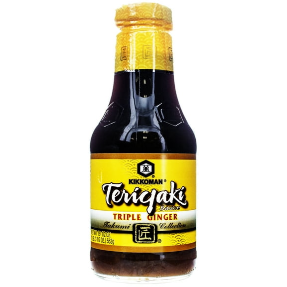 Kikkoman Teriyaki Ginger Sauce, 19.5 oz (Pack of 6)