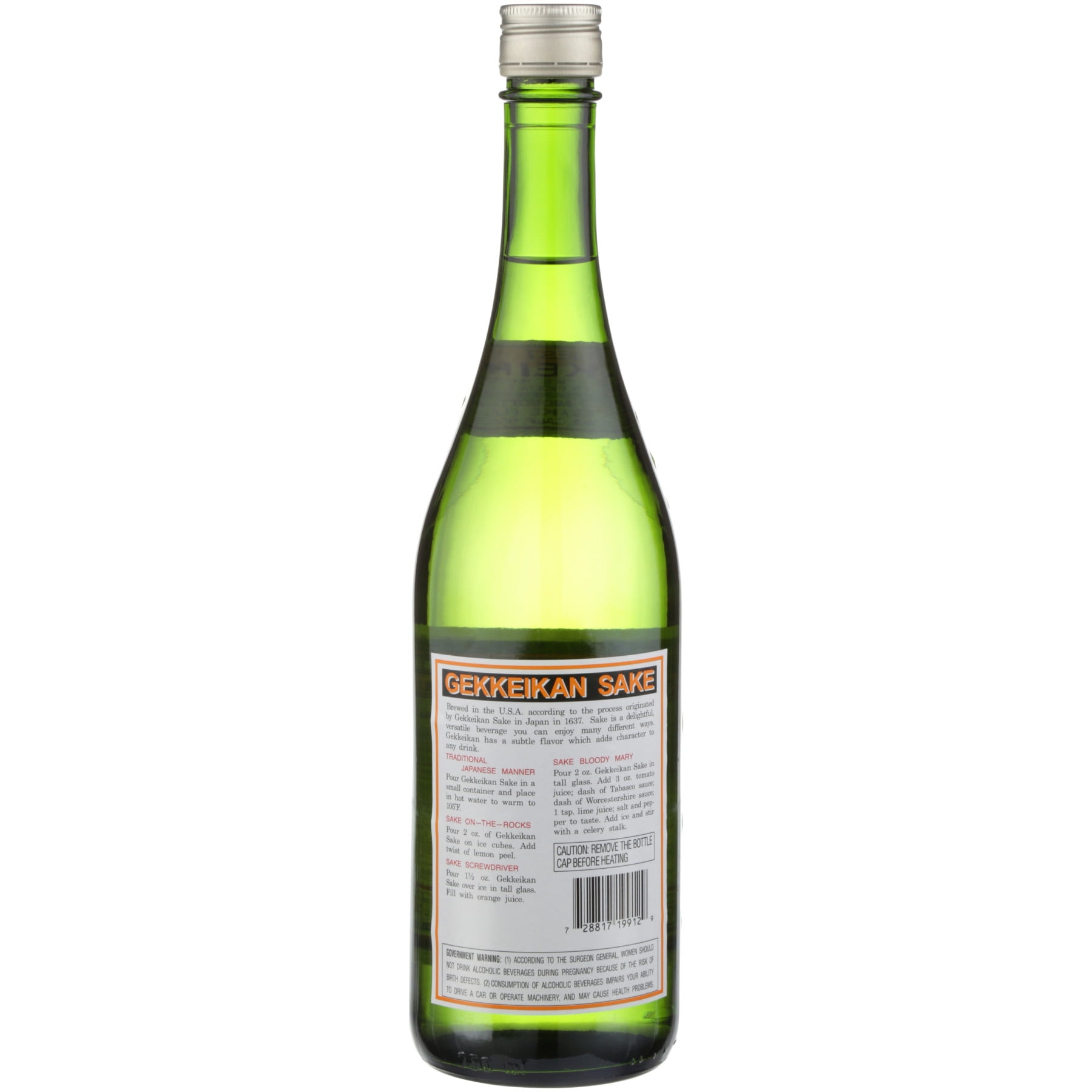 Gekkeikan Junmai Sake, 750 ml Bottle, 16% ABV