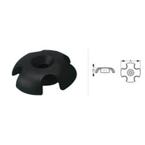 Deck Line Guide Slotted Round Black 0000 by Sea-Lect Designs