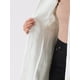 thumbnail image 5 of Abrigo de cuello INSPIRE CHIC para mujer, con botones, de manga larga, estilo A-line, casual, abrigo largo de invierno, tamaño S, color blanco crema, 5 of 6